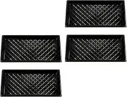 POPETPOP 4pcs Hydroponic Nursery Tray for Planting Durable Plastic Pots for Home Vegetable Gardening Seedling Trays for Easy Sprouting and Growing