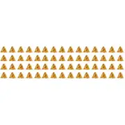 60 PCS Metal Jewelry Ornaments Xmas Decor Small Bell Christmas Tree
