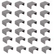 Weld-On 6 Gauge Stake Pocket Holders – 24-Pack for 2x4 Trailer Boards
