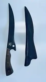 Custom Handmade Carbon Steel Knife 14,5 Inch (Military Molon Labe)