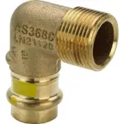 Viega PROPRESS GAS ELBOW 20mmx3/4" 1000kPa Female CompressionxFemale End 744205