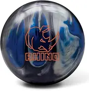 Brunswick Rhino Reactive PRE-DRILLED Bowling Ball- Black/Blue/Silver Pearl