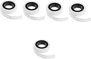 BUTIFULSIC 10 Rolls Banknote Note Currency Sleeves Currency Bands Money Sleeves for Organizer for Bands for Bills Money Wraps Bill Wrappers Money Straps Paper White