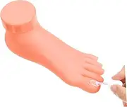 ADOCARN Creative Foot Nail Art Practice Model Nail Training Tool for Skill Improvement and Lightweight Design and Enthusiasts
