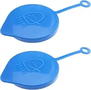 SING F LTD 2X Windscreen Washer Cap 38513SB0961 76802SN7G05 Car Windshield Washer Bottle Cap Windshield Washer Fluid Cap Compatible with CR-V Civic Accord CRX FIT
