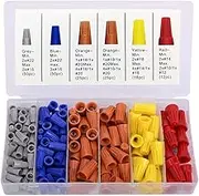 180PCS Insulating Insert Twist Electrical Wire Connectors With Spring, Portable Caps for Quick Connection, Colorful Electrical Caps