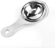Stainless Steel Egg Separator, Egg Divider with The Hook Hole, Egg Extractor White Yolk Filter Egg Strainer Spoon Egg Extractor Tool Kitchen Baking Tools