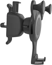 LABRIMP Phone Mount for Vehicle Easy Clamping Car Phone Bracket Vent Phone Holder Rotatable Phone Holder for Car Black