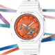 CASIO G-SHOCK 冬季系列 繽紛金屬雙顯腕錶 GMA-S2100WS-7A
