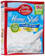 Betty Crocker White Fluffy Box Frosting 7.2 oz