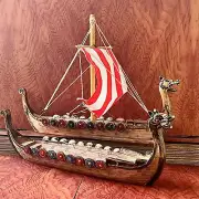 Sailing Ship Model Well Carved Art Craft Pirate Sailboat Sailing Ship Model Gift