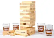 Adult Drinking Games Tumbling Tower Blocks Shot Glasses Party Supplies Decor