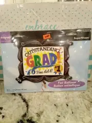 Anagram Foil Balloon Super Shape Outstanding Grad You Did It #1