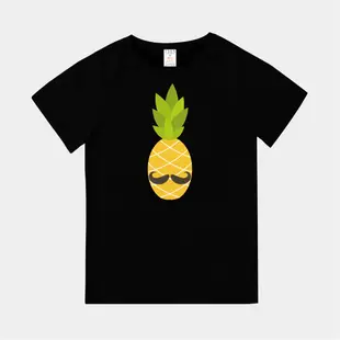 T365 MIT 親子 T恤 童裝 T-shirt 短T 水果 FRUIT 鳳梨 旺來 PINEAPPLE 鬍子 八字鬍