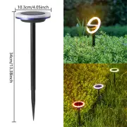 Solar 12LED Path Garden Patio Pathway Stairs Step Fence Lamp Outdoor Decor