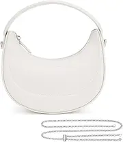 [Vividora] Small Handbag for Women, Trendy Crescent Shoulder Bag Top Handle Bag Fashion Clutch Purse with Zip