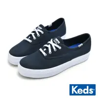 在飛比找蝦皮購物優惠-【Keds】THE PLATFORM 經典厚底帆布休閒鞋-深