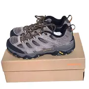 MERRELL Men's Hiking Boots Sz 9.5 Low Leather NOIX Walnut Brown NIB New