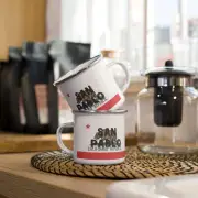 San Pablo California Flag Enamel Mug