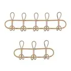 Wall Coat Rack Hand-Woven Clothes Hooks Creative Storage Organizer Hooks