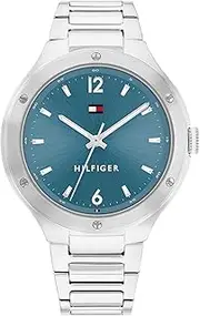 [Tommy Hilfiger] Naomi Stainless Steel Blue Dial Women's Watch