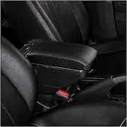 Armrests Car Armrest Centre Console Storage Box for Chevrolet for Cruze for Holden for Cruze 2009-2015 Cup Holder Dual Layer Armrest Box (Color : Black)