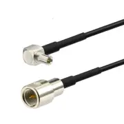 4G LTE Modem Antenna Extension Cable 3M TS9 Male Right Angle to FME Male Cable