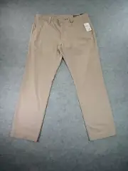 Bonobos Pants Mens 35X30 Beige Wednesday Chinos Weekday Warrior Slim Fit Cotton