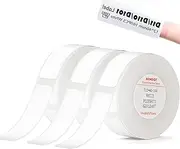 Label Making Paper Tape12mm*40mm Bluetooth Thermal Label Paper Compatible with NIIMBOT D11 D110 D101 White Tape 160 Tags/Roll Tag Storage Bag