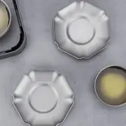 Impress Your Guests with this High Quality Titanium Saucer Plate 3 3in Diameter
