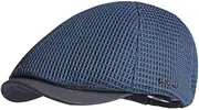 [YAMEE] Beret Men's Mesh Summer Hat, Adjustable, Beret Hat, Women's Breathable, Newsboy Unisex Flat Cap, Classic Vintage, Taxi Hat, Sun Protection