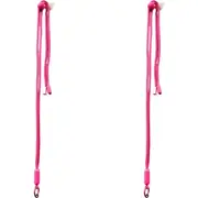 2x Urban Products Nylon Pop Universal Mobile Phone Cord/Sling Adjustable Fuscia