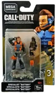 Mega Construx Call of Duty COD Specialist Battery Micro Figure Activision
