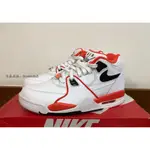 正品NIKE AIR FLIGHT 89 EMB 白橘 運動鞋 籃球鞋 百搭鞋 跑步鞋 男女款 CZ6097-100