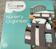 New Hiccapop Nursery Organizer/Baby Diaper Caddy Hanging Diaper Organization
