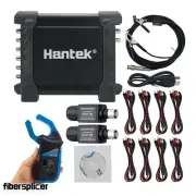 1008C 8-CH Hantek Oscilloscope+AC/DC Current Clamp+Oscilloscope Attenuators
