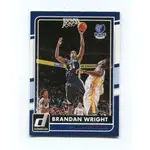 2015 2016 DONRUSS NBA 籃球卡 普卡 曼菲斯 灰熊 BRANDAN WRIGHT #183