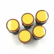 5pcs 22mm 24V Yellow LED Indicator Pilot Signal Light Lamp