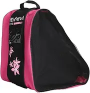 Ice Skating Carry Bag, Boys Ice Skating Shoes Roller Skate Bag Waterproof, Large Capacity Kids Adults Skate Bag with Adjustable Shoulder Strap for Park, Garage, Skating Rinks