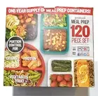 GoodCook Meal Prep 120-Piece Portion Control Containers, One-Year Supply