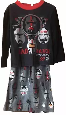 Disney Star Wars Boys Size 4 Flame Resistant Pajama's Bad Batch Clone Force New