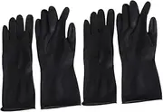 Mikinona 2pairs Hair Dye Gloves Reusable Barber Hand Protectors for Hair Coloring for Men Women for Dyeing Cleaning Cooking