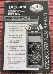 Tascam DR-05, linear PCM recorder, new.
