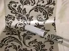 Kravet Lee Jofa W3013 Ackley Black Pearl Floral Damask Wallcovering Wallpaper