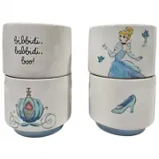 Rae Dunn Disney Princess Set of 4 Stacking Ramekins Cinderella NIB