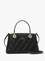 Carey Smooth Quilted Leather Small Sullivan Satchel