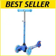 Sonic the Hedgehog Kids Scooter with Light-Up Wheels - Extra Wide Deck Design