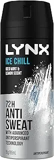 lynx Ice Chill Antiperspirant Body Spray, 165 ml