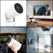 Mini proyector inteligente 40"-130" con 5G WIF pantalla gra para casa y familia