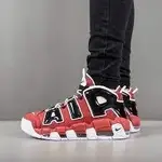 NIKE AIR MORE UPTEMPO 黑紅 公牛時尚百搭慢跑鞋921948-600男女鞋